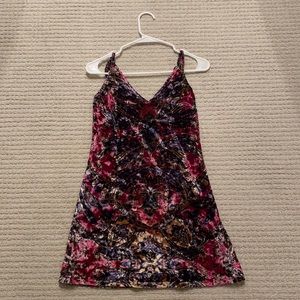 Multi colored slip dress